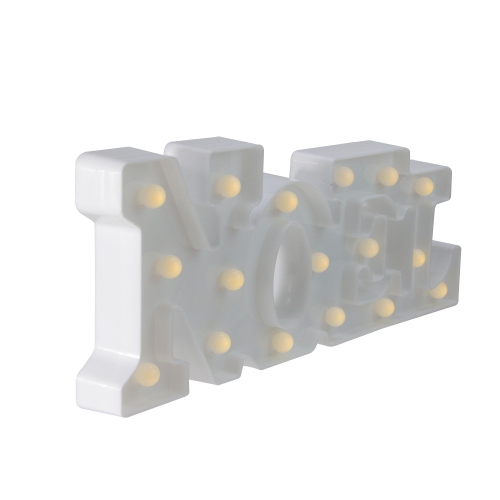 17" White 'NOEL' LED Christmas Marquee Wall Sign