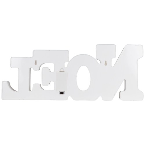 17" White 'NOEL' LED Christmas Marquee Wall Sign