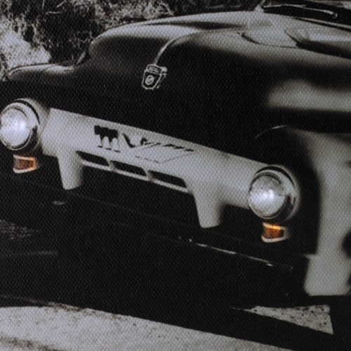 LED Lighted Older Model Ford Truck Canvas Wall Art 12" x 15.75"