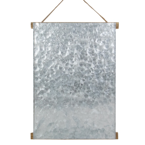 16" Merry Christmas Reindeer Galvanized Sheet Metal Hanging Wall Sign