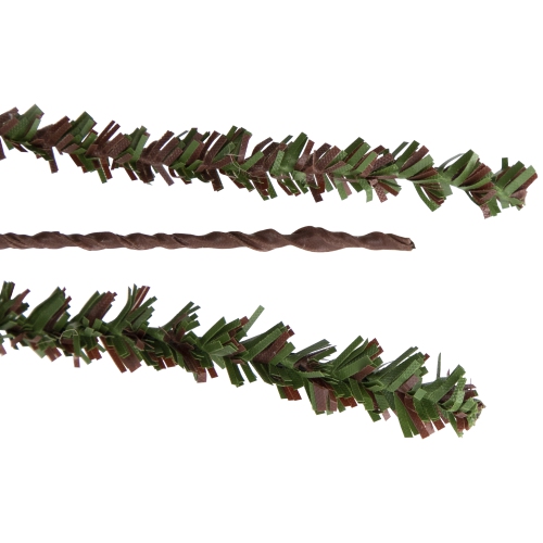 2' Green and Brown Warsaw Twig Artificial Christmas Tree with Burlap Base - Unlit
