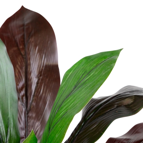 23" Red and Green Artificial Dracaena Potted Plant Home Decor