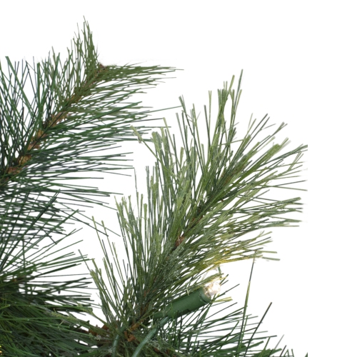 Pre-Lit Ashcroft Cashmere Pine Commercial Artificial Christmas Wreath - 60-Inch, Warm White Lights