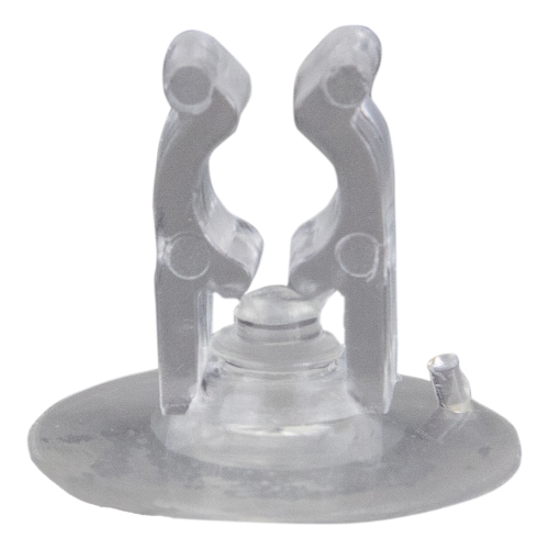 20ct Clear Holiday Decoration and Gift Collections Christmas Suction Cup Clips - .75"