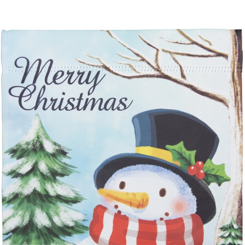 Merry Christmas and Snowman Outdoor Garden Flag 28" x 40"