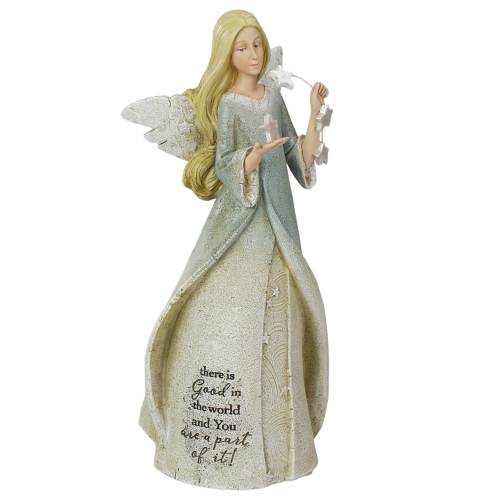8.5" There is Good in the World Religious Angel Figure