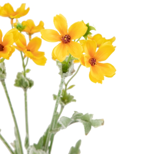 27.5" Gold and Yellow Baby Cosmos Artificial Silk Floral Spray