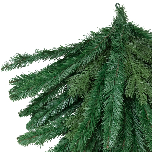 60" Green Pine Artificial Christmas Teardrop Swag - Unlit