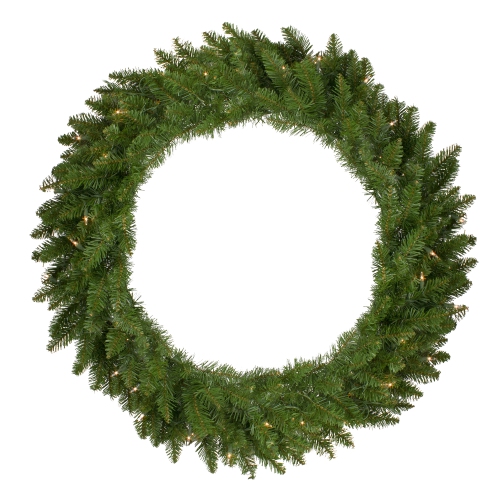 36" Pre-Lit Eastern Pine Artificial Christmas Wreath - Clear Lights