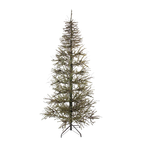 6' Warsaw Two-Tone Twig Medium Artificial Christmas Tree - Unlit