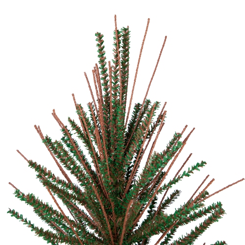 6' Warsaw Two-Tone Twig Medium Artificial Christmas Tree - Unlit