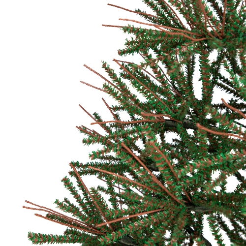 6' Warsaw Two-Tone Twig Medium Artificial Christmas Tree - Unlit