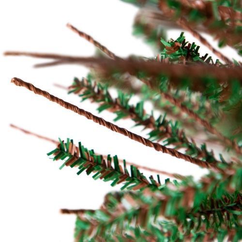 6' Warsaw Two-Tone Twig Medium Artificial Christmas Tree - Unlit