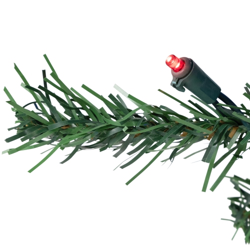 3' Pre-Lit Medium Mixed Classic Pine Artificial Christmas Tree - Multicolor LED Lights