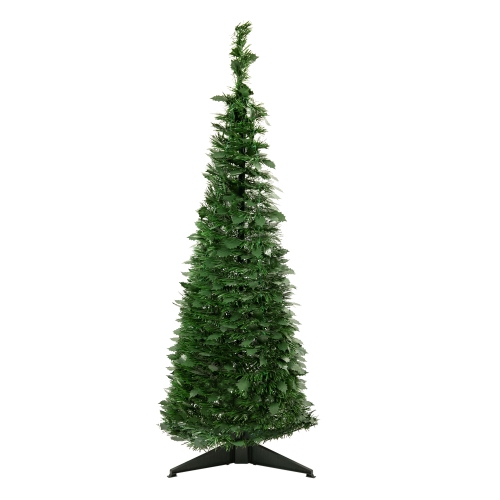 NORTHLIGHT  4' Tinsel Pop-Up Artificial Christmas Tree, Unlit In Green