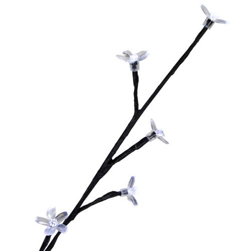 4' Pre-Lit Artificial Cherry Blossom Flower Tree - Pure White LED Lights