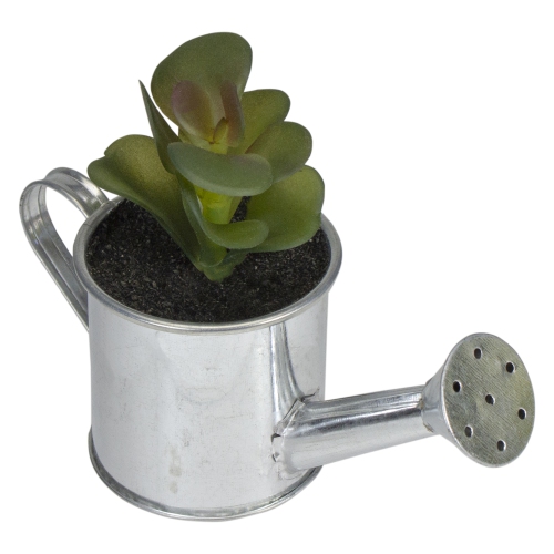 NORTHLIGHT  6" Tropical Atlantis Artificial Succulent In Water Can