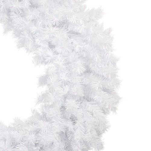 48" Icy White Spruce Artificial Christmas Wreath - Unlit
