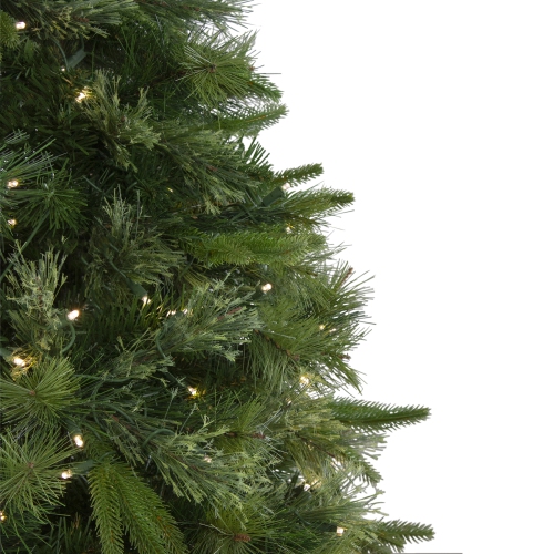 4.5' Pre-Lit Full Ashcroft Cashmere Pine Artificial Christmas Tree - Warm Clear LED Lights
