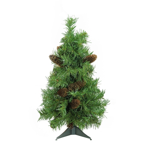 NORTHLIGHT  2' Full Dakota Pine Artificial Christmas Tree, Unlit