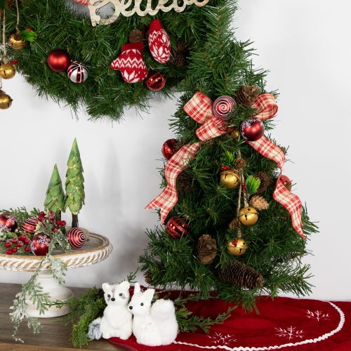 2' Full Dakota Pine Artificial Christmas Tree, Unlit