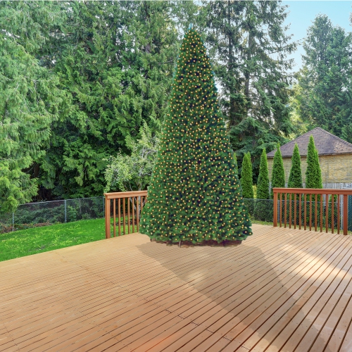 15' Pre-Lit Green Pencil Pine Artificial Christmas Tree - Clear Lights