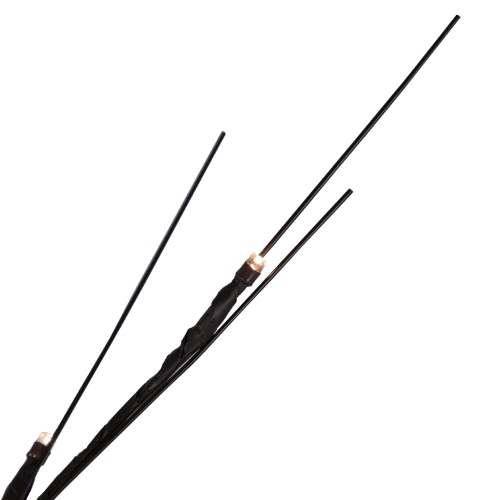 24" LED Lighted Black Halloween Twig Tree - Warm White Lights