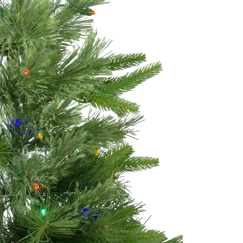 3' x 29 Pre-Lit Ashcroft Cashmere Pine Full Artificial Christmas Tree - Multi LED Lights