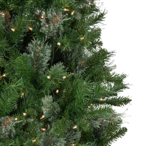 6.5' Pre-Lit Medium Mixed Cashmere Pine Artificial Christmas Tree - Clear Lights