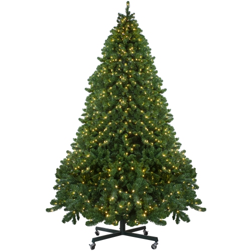 12' Pre-Lit Full Olympia Pine Artificial Christmas Tree - Warm White Lights