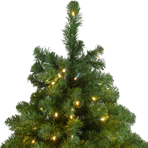 12' Pre-Lit Full Olympia Pine Artificial Christmas Tree - Warm White Lights
