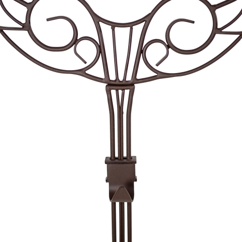 24" Ornate Scrollwork Decorative Christmas Wreath Hanger