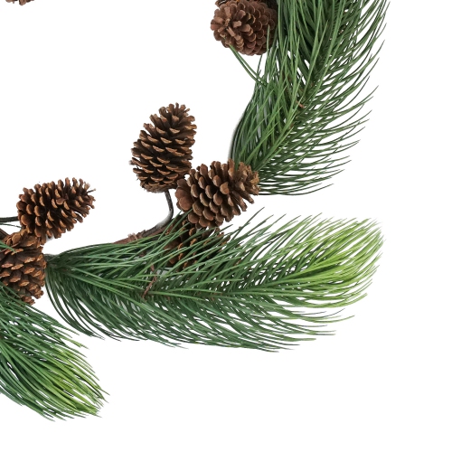 Long Pine Needle Artificial Christmas Wreath - 30-Inch, Unlit
