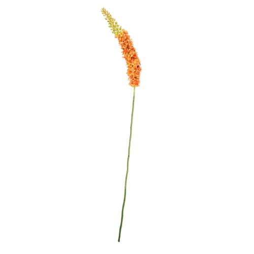 44" Orange and Green Artificial Foxtail Floral Crafting Stem