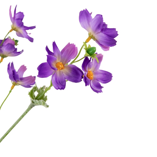 27.5" Purple Baby Cosmos Artificial Silk Floral Spray