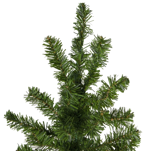 7.5' Canadian Pine Slim Artificial Christmas Wall Tree - Unlit