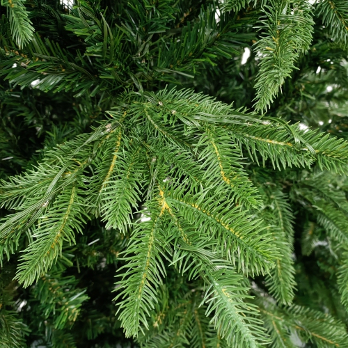 7.5' Pre-Lit Birch River Fir Artificial Christmas Tree, Candlelight Clear Lights