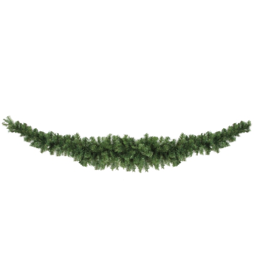 NORTHLIGHT  13" Canadian Pine Artificial Christmas Swag - Unlit In Green