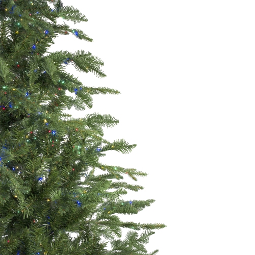7.5' Pre-Lit Medium Ashland Sitka Spruce Artificial Christmas Tree - Multicolor LED Lights