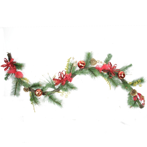 NORTHLIGHT  6' X 10" Pinecone Artificial Christmas Garland - Unlit