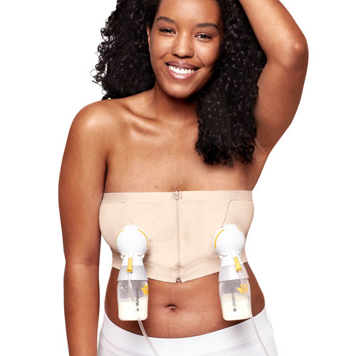 Medela Hands-Free Pumping Bustier - Large - Chai