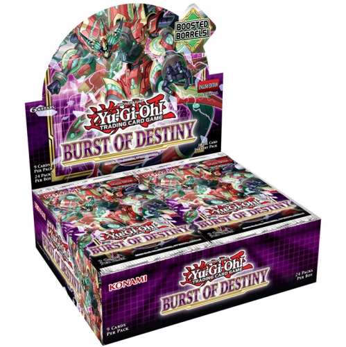 YUGIOH BURST OF DESTINY BOOSTERS