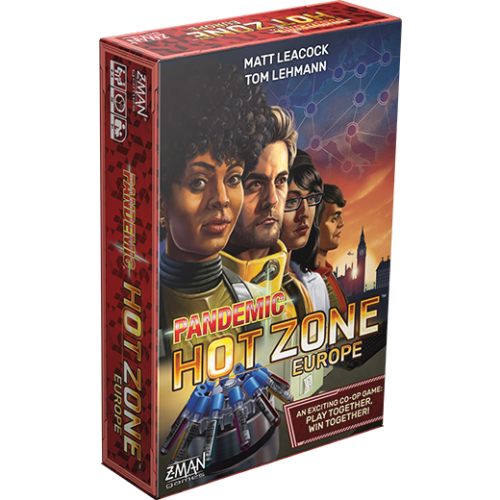 Z-MAN GAMES  Pandemic: Hot Zone - Europe 2-4 Players, Ages 8+, 30 Minutes