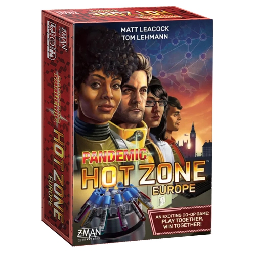 Z-Man Games Pandemic: Hot Zone - Europe 2-4 players, ages 8+, 30 minutes