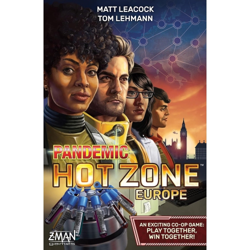 Z-Man Games Pandemic: Hot Zone - Europe 2-4 players, ages 8+, 30 minutes