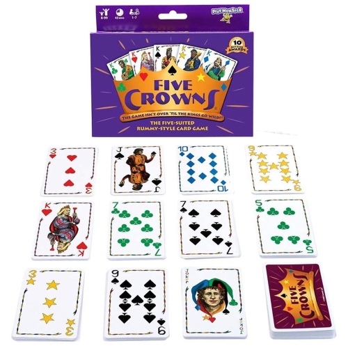 Five Crowns 1-7 players, ages 8+, 45 minutes