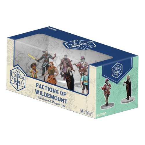 WIZKIDS GAMES  Critical Role: Factions Of Wildemount - Clovis Concord & Menagerie Coast 8 Pre-Painted Miniature Box Set