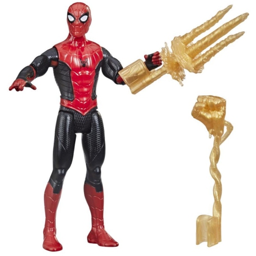 Hasbro Marvel Spider-Man Mystery Web Gear 6" Action Figure Black and Red Suit Spiderman