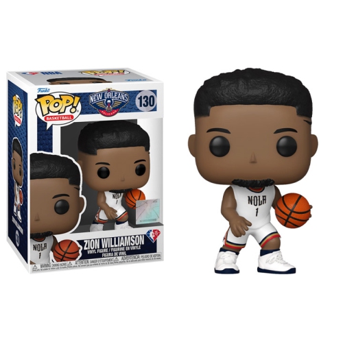 FUNKO  Pop Basketball Nba Vinyl Figure Zion Williamson #130 (New Orleans Pelicans) (Sale) City Edition 2021