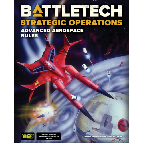 Catalyst Game Labs BattleTech: Strategic Operations - Advanced Aerospace Rules Hard Cover Advanced Solar System Conquest Rules Book